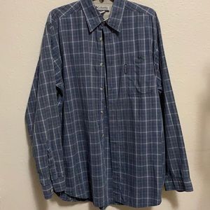 Columbia large Tall plaid shirt